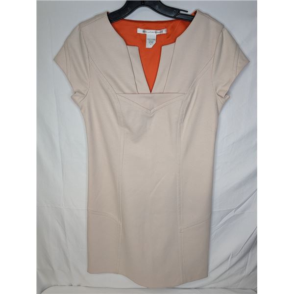 Diane Von Furstenberg cream coloured dress