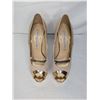 Image 2 : Giannarcolorenzi Heels suede blush/beige & gold open toe