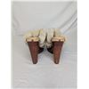 Image 4 : Ralph Lauren clogs cream suede