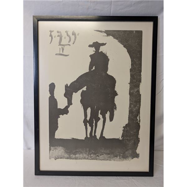 Picasso artwork. Don Quixote
