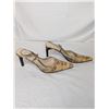 Image 3 : Gucci brown snake print slingback heels