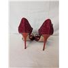 Image 4 : Jimmy Choo red sparkle heels