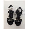 Image 1 : Christian Dior black heels Silver buckle