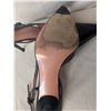 Image 7 : Escada Navy slingback heels
