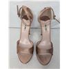 Image 2 : Miu Miu blush satin with rhinestones platform heels
