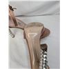 Image 7 : Miu Miu blush satin with rhinestones platform heels