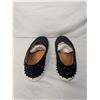 Image 5 : Christian Louboutin men's black suede slip-on shoes with black studs