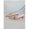 Image 5 : Christian Dior NEW logo fabric pink and cream low heel slides