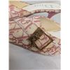 Image 6 : Christian Dior NEW logo fabric pink and cream low heel slides