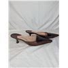 Image 3 : Manolo Blahnik real crocodile brown kitten heels