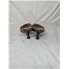 Image 4 : Manolo Blahnik real crocodile brown kitten heels