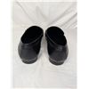 Image 5 : Louis Vuitton black leather loafers with gold logo chain with box and dust covers