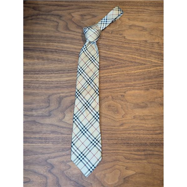 Burberry tartan tie - 100% silk Made in Italy