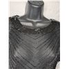 Image 3 : Beaded black sheer evening gown possibly vintage