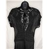 Image 7 : Beaded black sheer evening gown possibly vintage