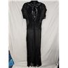 Image 9 : Beaded black sheer evening gown possibly vintage