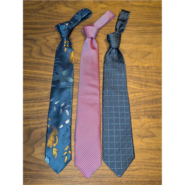 Three Silk Ties - Eton/Dior (vintage?)/Robert Talbott