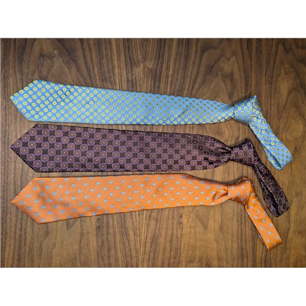 Three Ted Baker Silk Ties