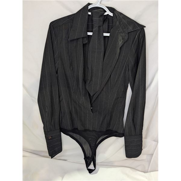 Jean Paul Gaultier Bodysuit Blouse with Tie