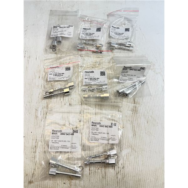 Lot of (8) Rexroth #3842 543 485 Adapters
