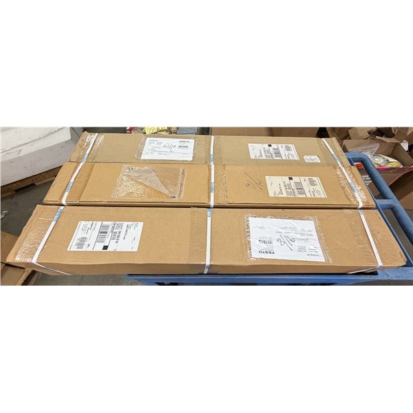 (3) Festo #EGC-80-600-TB-KF Toothed Belt Axis