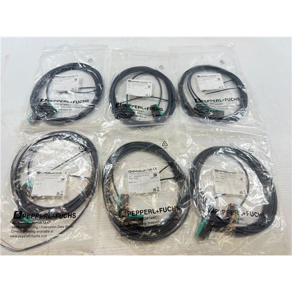 Lot of (6) Pepperl & Fuchs #214746/ #M100/MV100-RT/76b/102/115