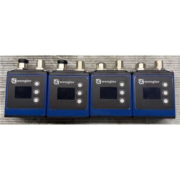 (4) Wenglor #BLN0L1R20 Barcode Line Scanners CCD Arrey