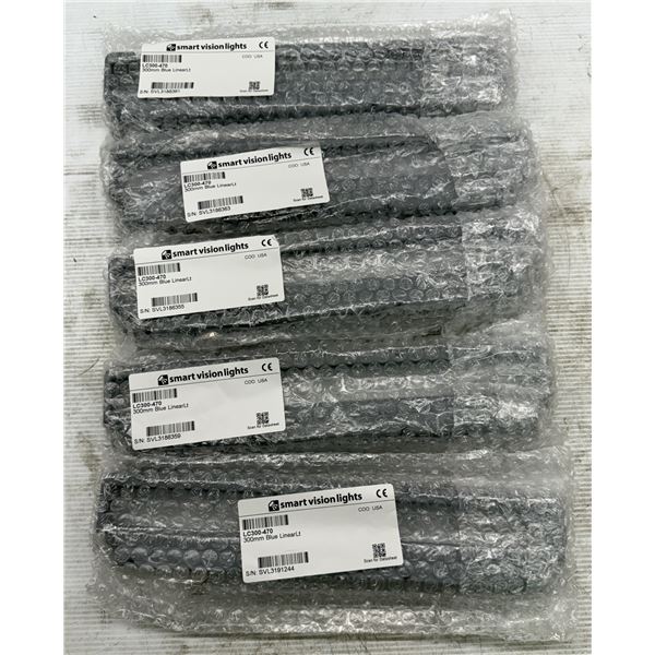 (5) Smart Vision Lights #LC300-470 300mm Blue Linear Lights