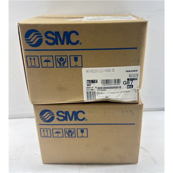 (2)  / 2 Per Box - SMC #VV5QC21-05C8SEAN0-S-X3029V (2 PER BOX)