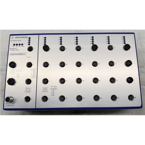 Hirschmann #OCTOPUS OS30-002404T6T6T5-VBBY999GMSE3S Managed IP67 Ethernet Switch