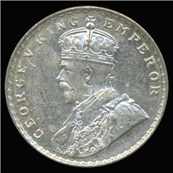 1919B India Silver Rupee High Grade Rare Variety (COI-6651)