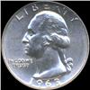 1963 Washington 25c Silver Quarter Coin Graded GEM (COI-6847)