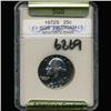 Image 3 : 1972S Washington 25c Quarter Coin Graded GEM Proof Cameo (COI-6869)