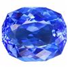 168.8ct Astounding Cornflower Blue Cushion Quartz (GEM-22729)