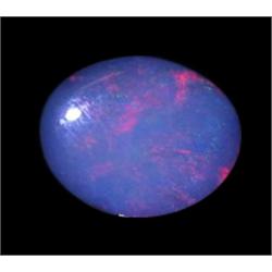 1.66ct Australian Black Opal Doublet Full Fire (GEM-22617F)