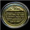 Image 2 : .75oz Franklin Mint PR70 DCAM 24k plated Sterling Silver Round History of the American Presidency A.