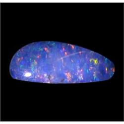 2.79ct Australian Black Opal Doublet Full Fire (GEM-22601A)
