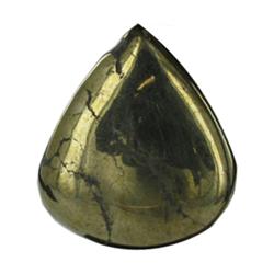 30.54ct Fabulous Cut & Polished Pyrite Gem Pear (GEM-22121)