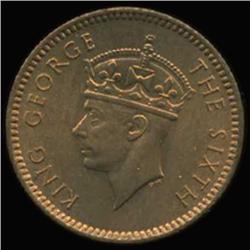 1952 Maritius George VI Cent BU MS65+ (COI-6957)