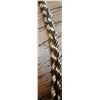 Image 5 : British Museum stamped 9K Gold Rope Chain Necklace with Box