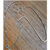 Image 2 : Stamped 10K Yellow Gold Box Chain Necklace with Clasp