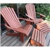 Image 3 : Iconic Adirondack Chairs w/ Matching Ottomans