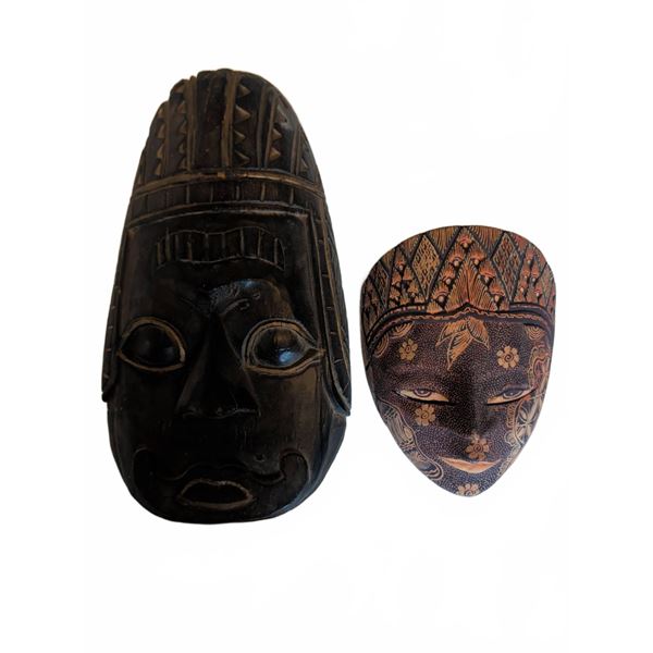 Indonesian Carved Decorative Masks