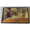 Image 1 : Framed Abstract Oil On Board Painting