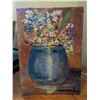 Image 5 : Wedgwood Rosehip Quartz Clock and Signed Flower Painting