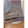 Image 6 : Wedgwood Rosehip Quartz Clock and Signed Flower Painting