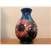 Image 3 : Three Decorative Vases: Moorcroft, Royal Stanley, and Frosted Glass