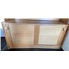 Image 4 : Wood Veneer Bookcase With Adjustable Shelves And Two-Door Cabinet