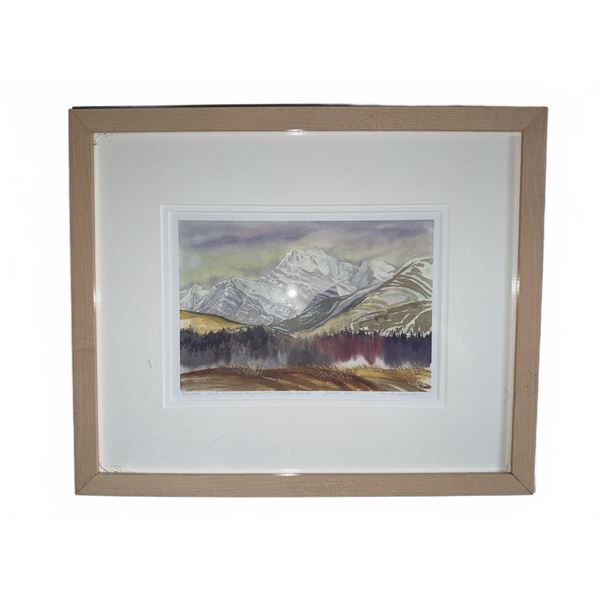 Framed Limited Edition Print "Early Morning, Nigel Pass, Cirrus Mountain" by Wendy Lundy