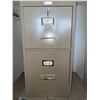 Image 3 : Four Metal Two-Drawer Filing Cabinets by Commander